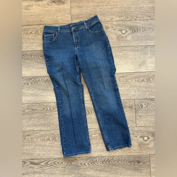 Riders Lee Blue Jeans VTG medium wash straight  leg 14P EUC - Picture 1 of 9